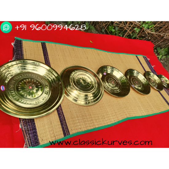Brass Thambulam Plain / Brass Thambal Plate / Brass Decorative Plate