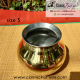 Brass rice boiling Pot / Brass Pongal Pot/Hittale akki kudiyuva madike