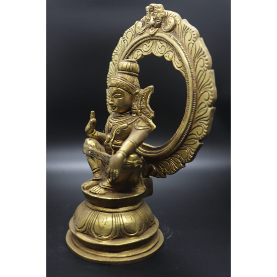 Brass Ayyappan with Thiruvachi